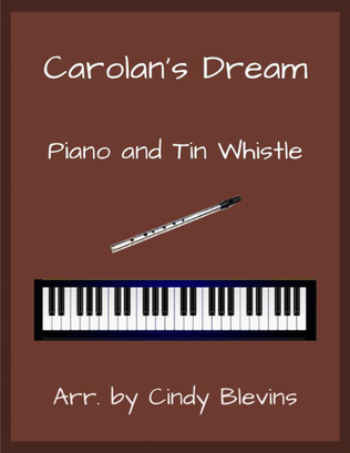 Carolan's Dream, Piano and Tin Whistle (D)