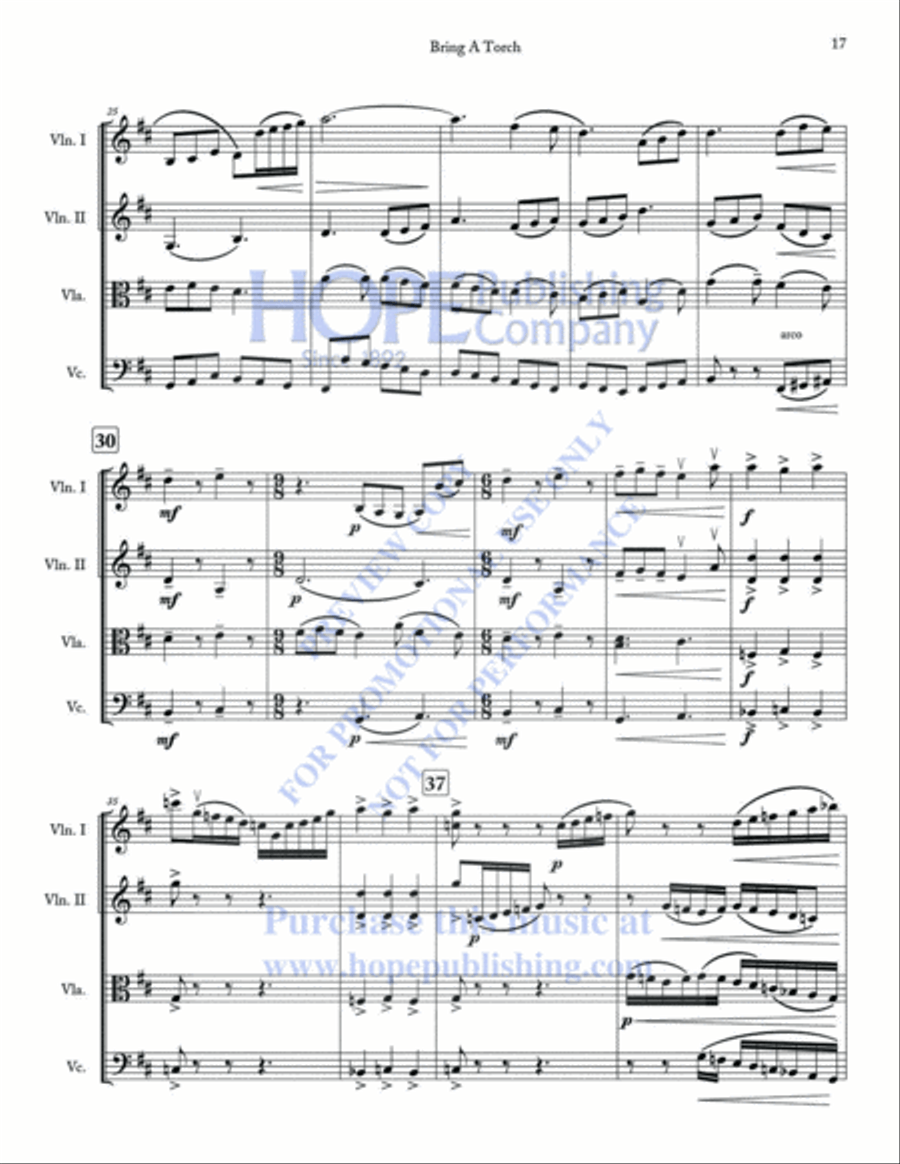 A String Quartet Christmas Vol 2 String Quartet scores gallery preview page 20