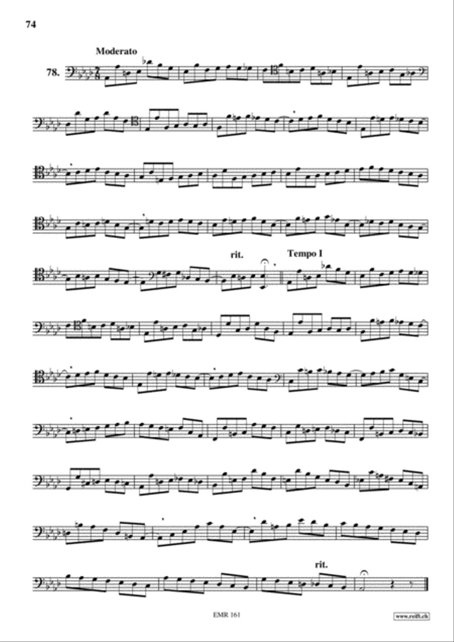 Studies in all Clefs Trombone Solo scores gallery preview page 32