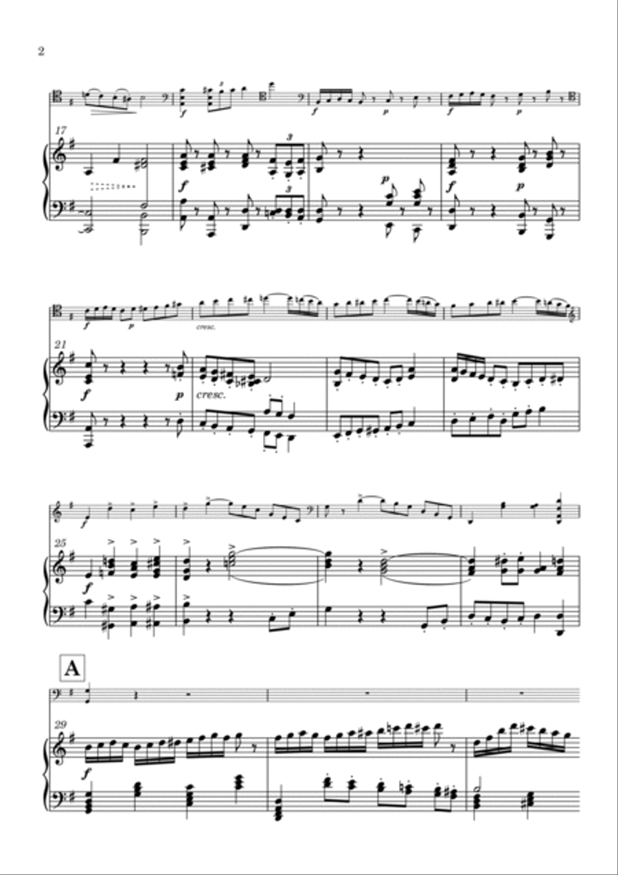 Concerto No. 2 for Violoncello, G-Major Piano scores gallery preview page 2