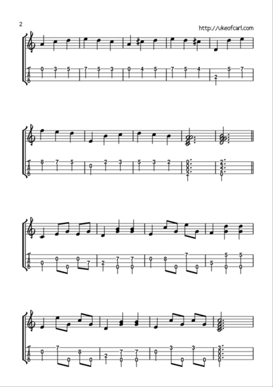 Sagreras for Ukulele - 11 Fun Pieces Ukulele scores gallery preview page 5
