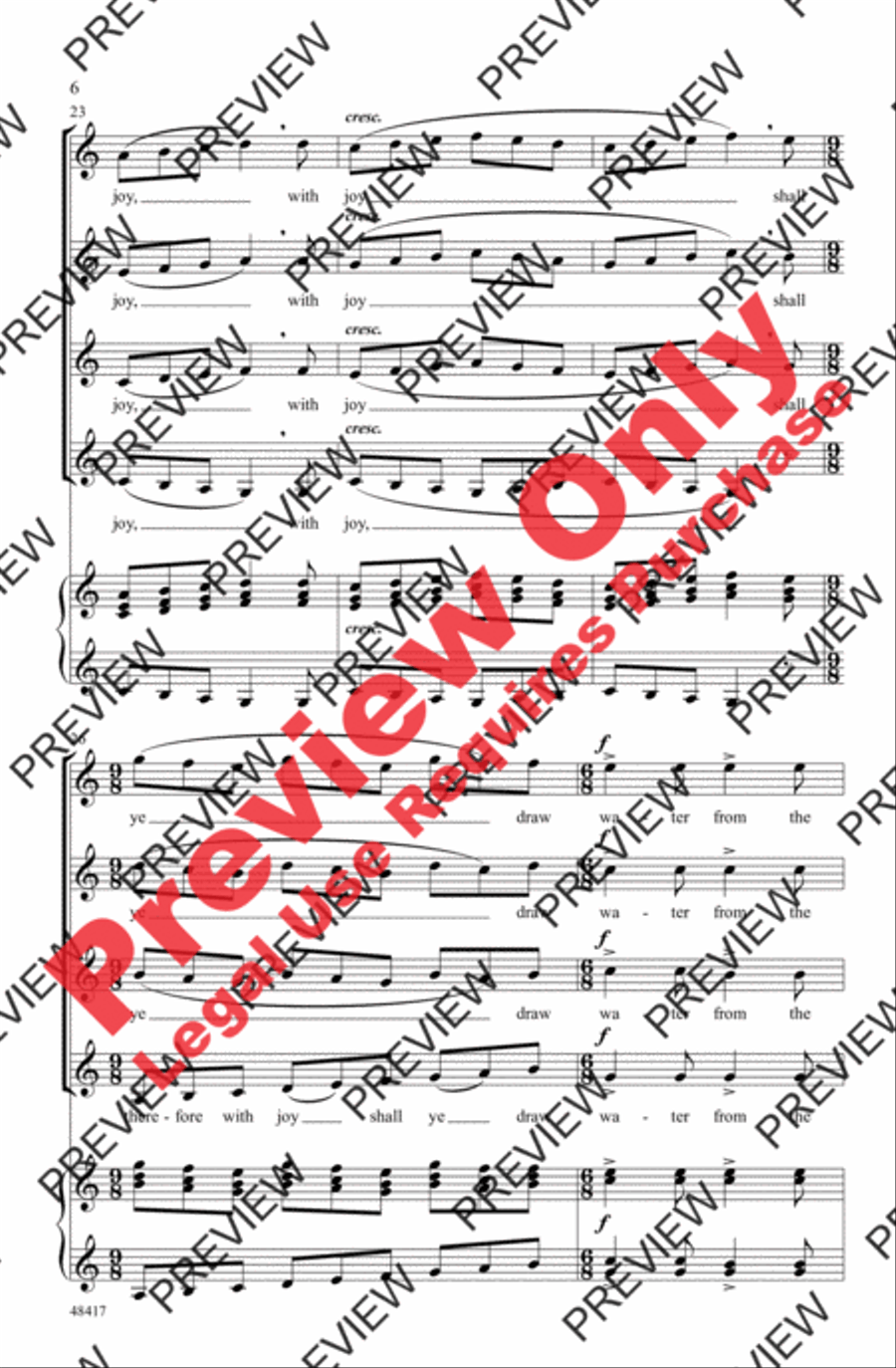 Cry Out and Shout Women's Choir scores gallery preview page 6