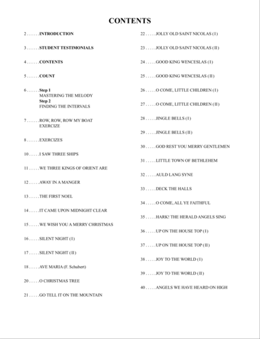 Play Along With Emma Christmas Songs Voice scores gallery preview page 5