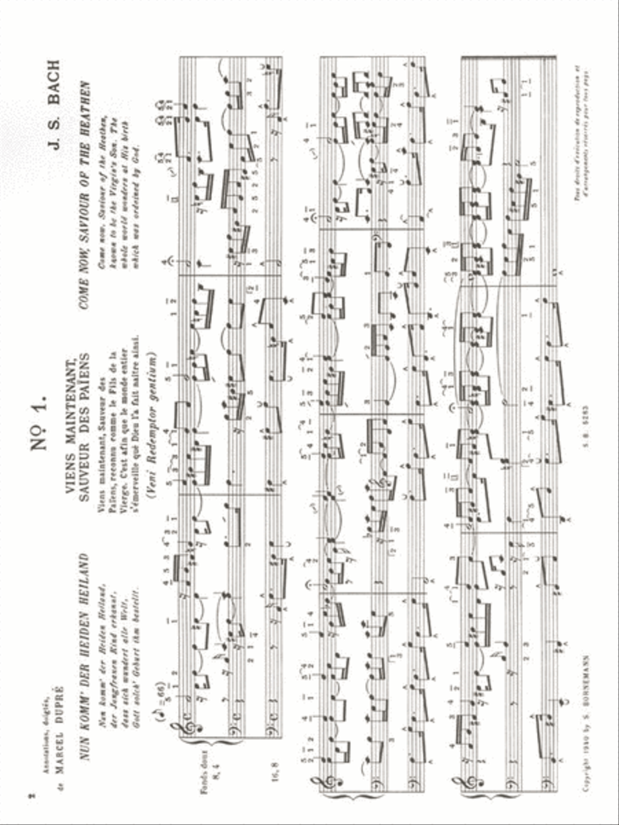 The Little Organ Book - Forty-five Organ Chorals (organ) Organ scores gallery preview page 2