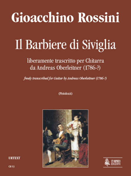 Il Barbiere di Siviglia. Free transcription by Andreas Oberleitner (1786-?) for Guitar image number null
