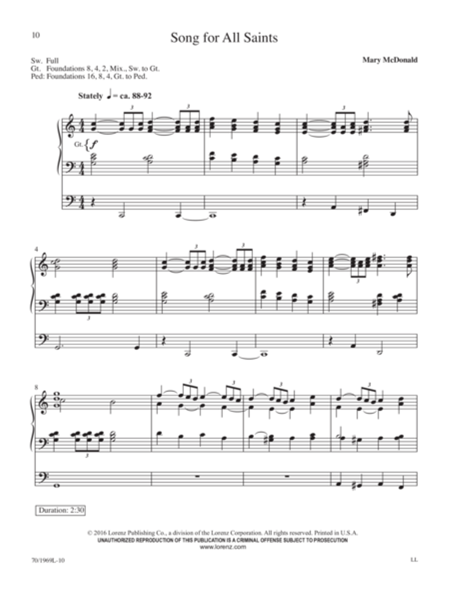 Go Out with Joy!, Vol. 2 Organ Solo scores gallery preview page 4