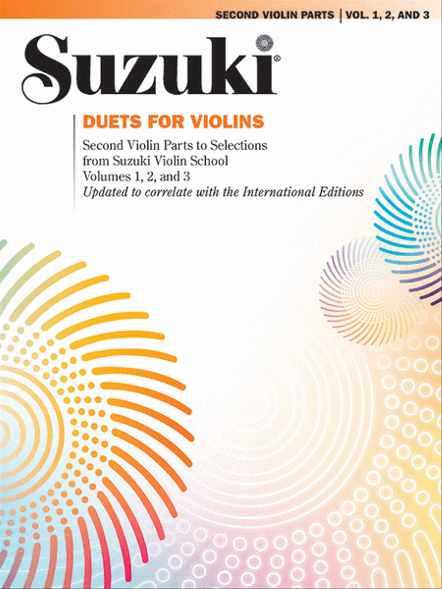 Suzuki Violin School, Volumes 1-3 Duets - 2nd Violin Parts by Dr. Shinichi Suzuki String Duet - Sheet Music