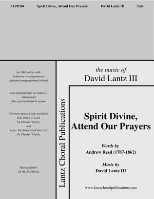 Book cover for Spirit Divine, Attend Our Prayers