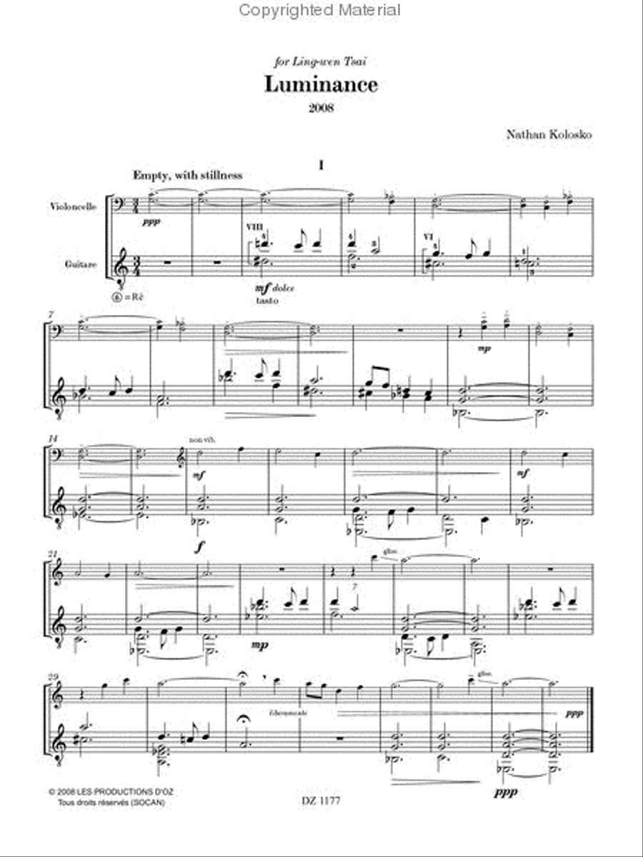 Luminance Cello scores gallery preview page 2