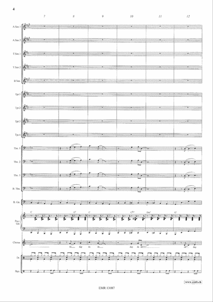 Swing And Jive Big Band scores gallery preview page 5