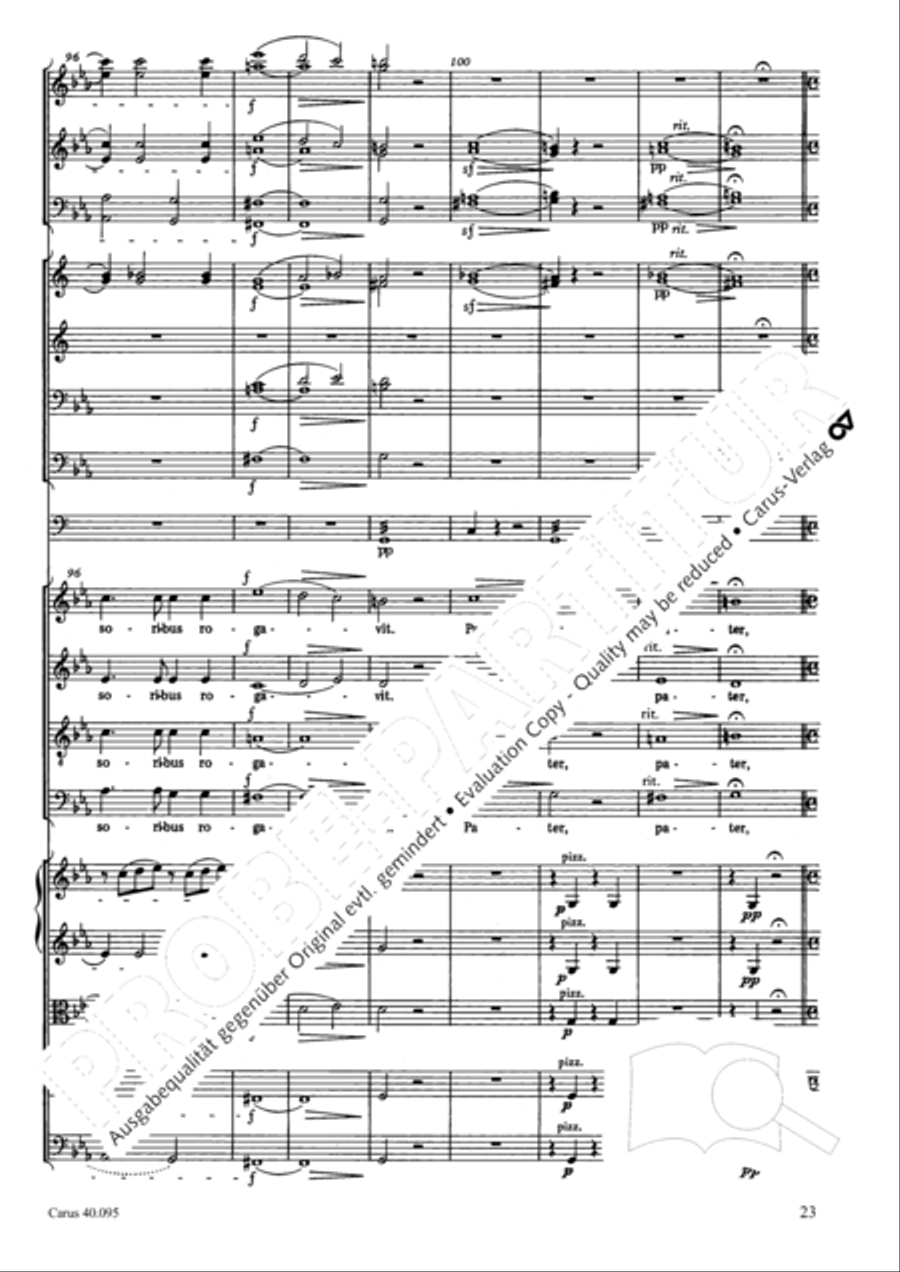 The Seven Words (Die Sieben Worte) 4-Part scores gallery preview page 38