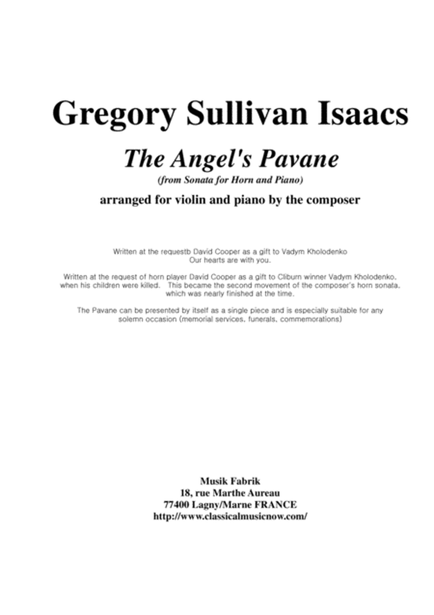 Gregory Sullivan Isaacs: The Angel's Pavanne for violin and piano
