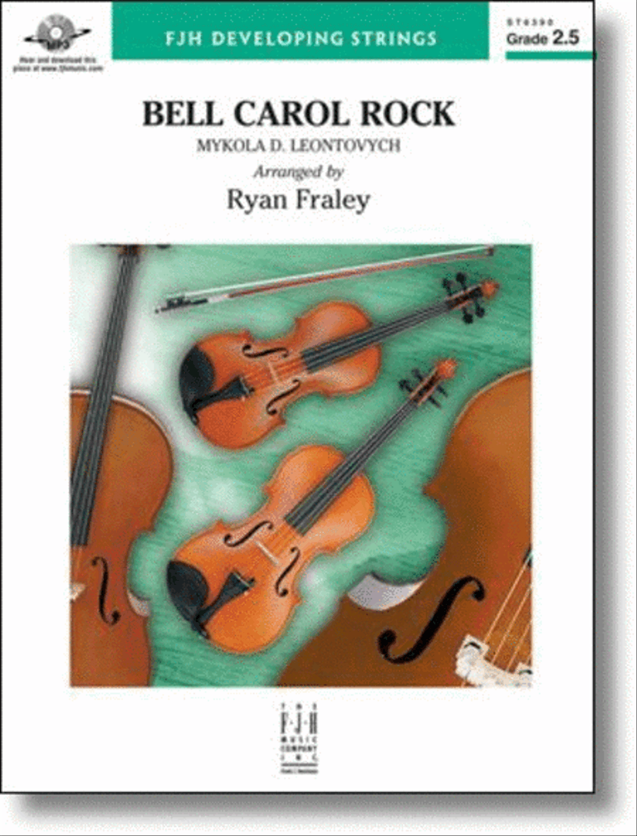 Bell Carol Rock String Orchestra scores gallery preview page 1