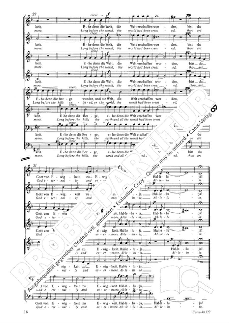 Sechs Spruche zum Kirchenjahr op. 79 Score scores gallery preview page 17