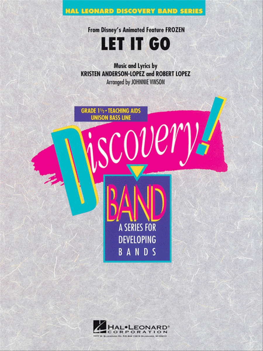 Let It Go (from “Frozen”) Concert Band scores gallery preview page 1