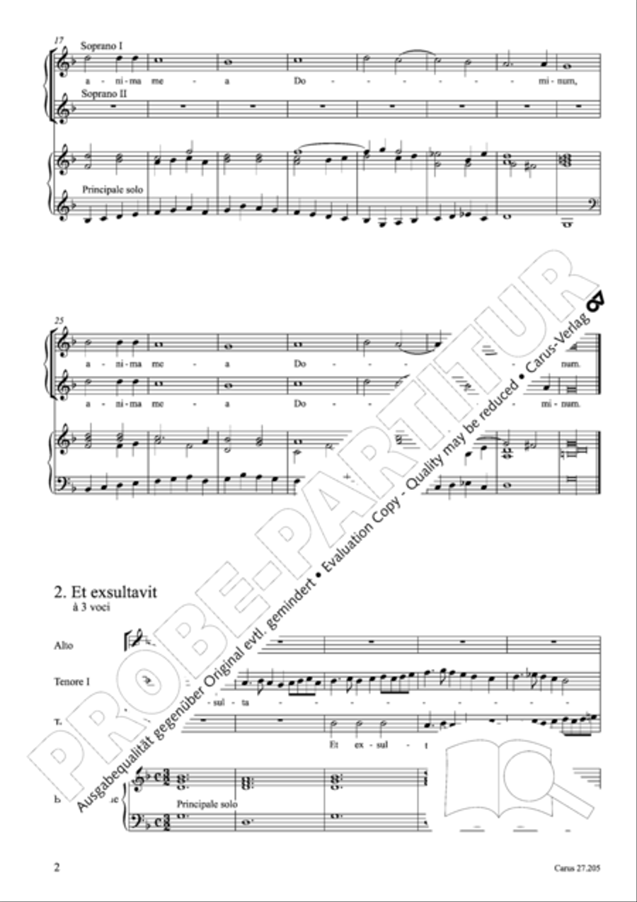 Magnificat a 6 (Magnificat a sei voci) Choir scores gallery preview page 11