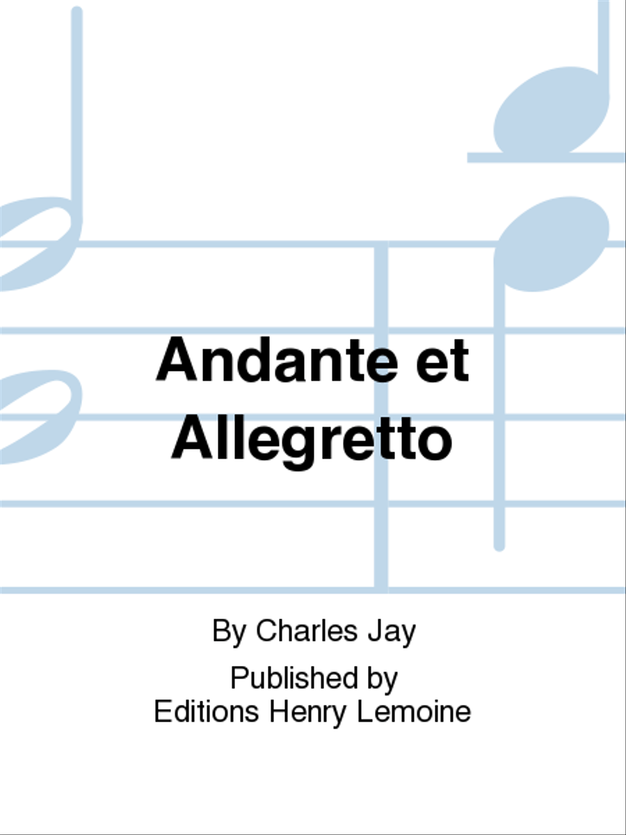 Andante et allegretto Trumpet Solo scores gallery preview page 1