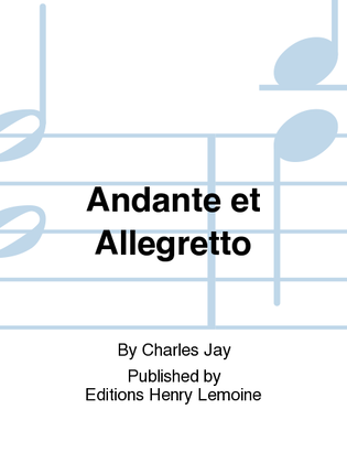 Book cover for Andante et allegretto