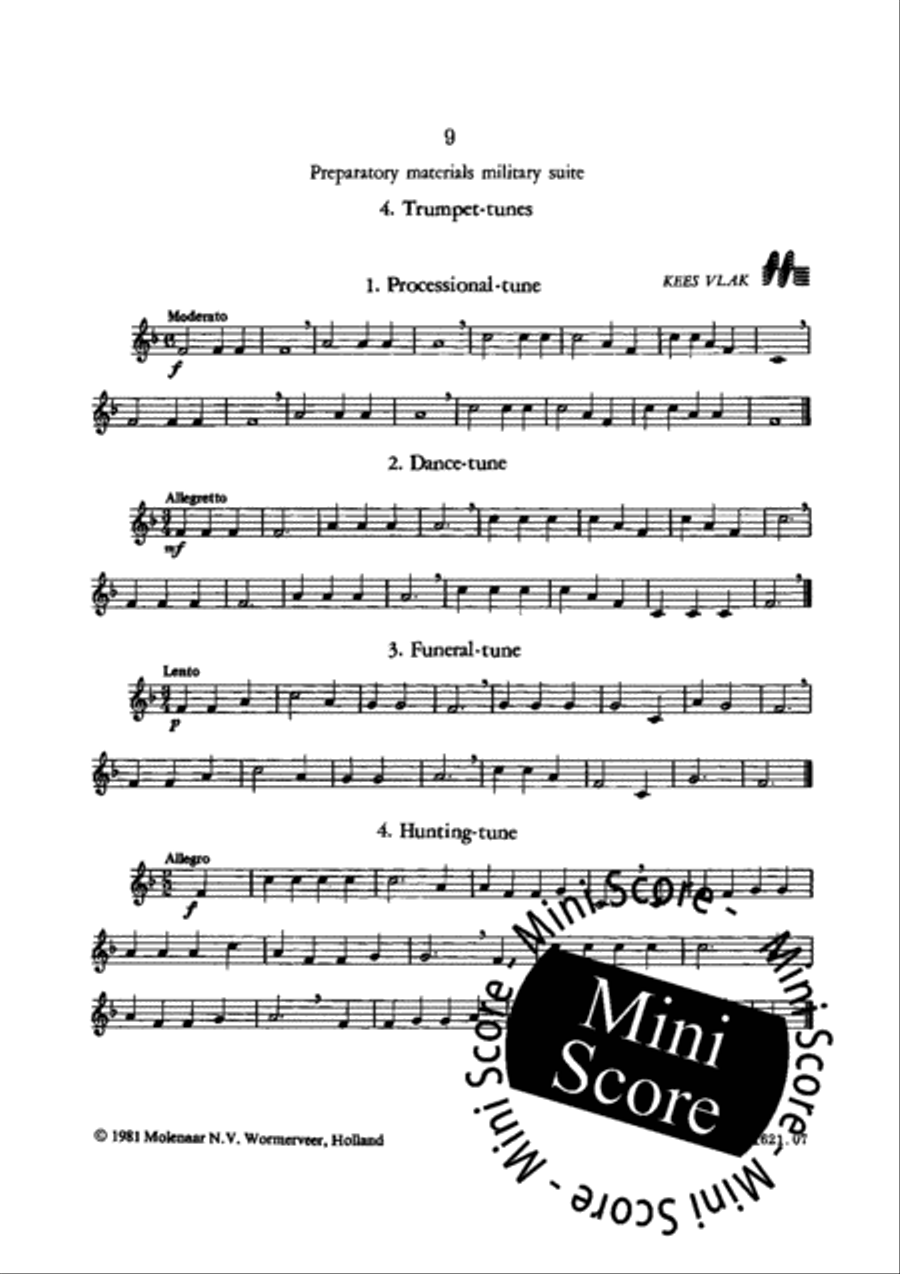 Military Suite Concert Band scores gallery preview page 14