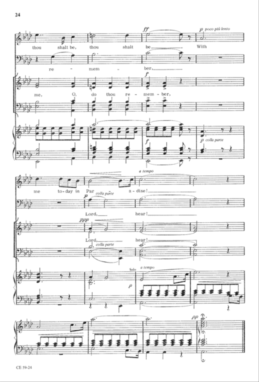 The Seven Last Words of Christ 4-Part scores gallery preview page 26