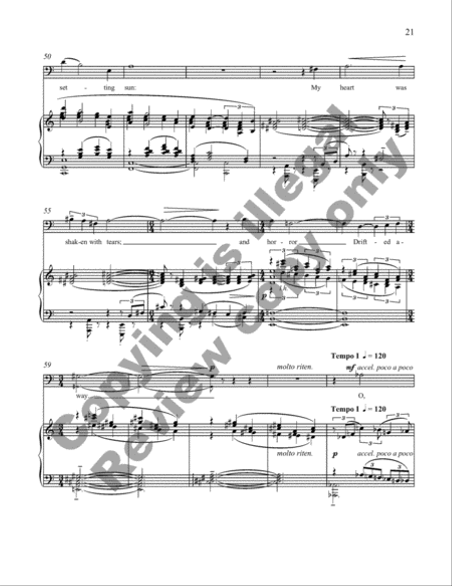 Everyone Sang: Four Songs for Baritone and Piano image number null