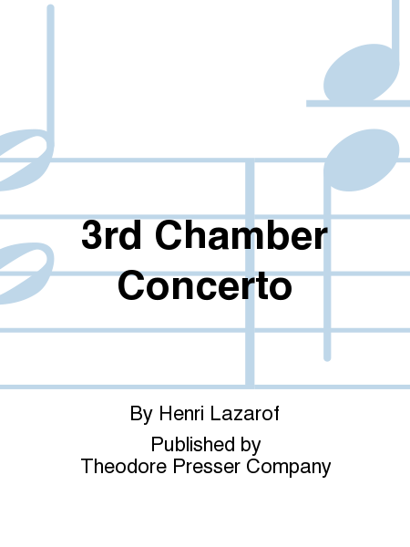 3rd Chamber Concerto