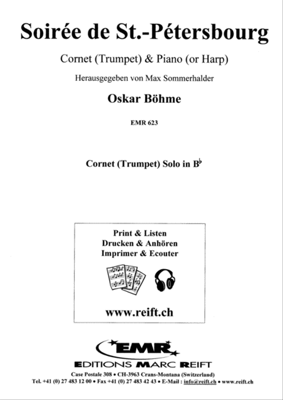 Soiree de St.-Petersbourg Cornet scores gallery preview page 2