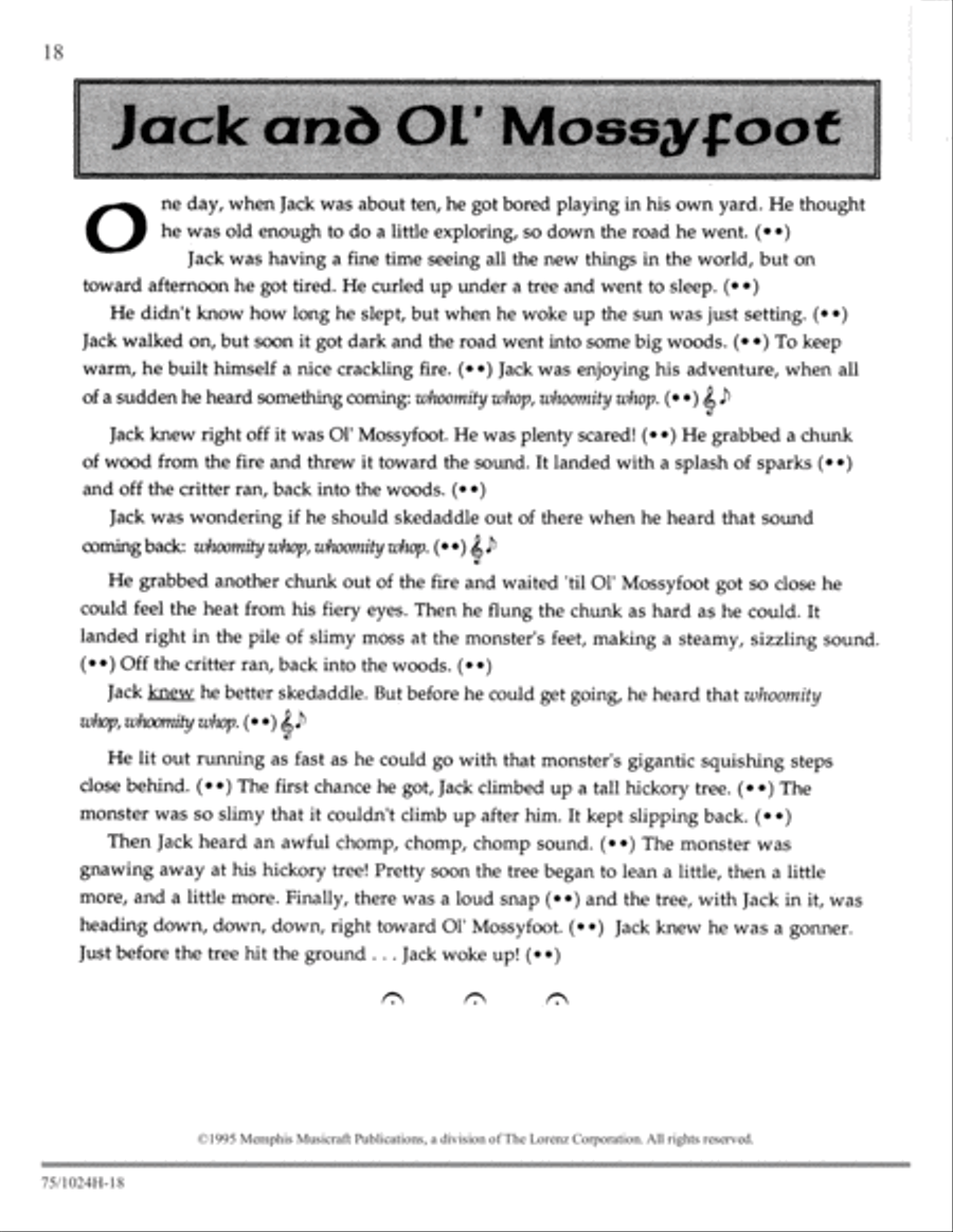 The Orff Anthology Classroom Materials scores gallery preview page 5