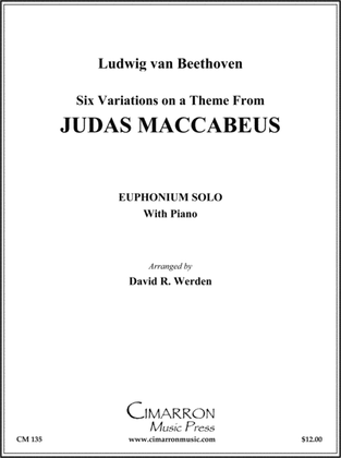 Book cover for Six Variations on "Judas Macabeus"