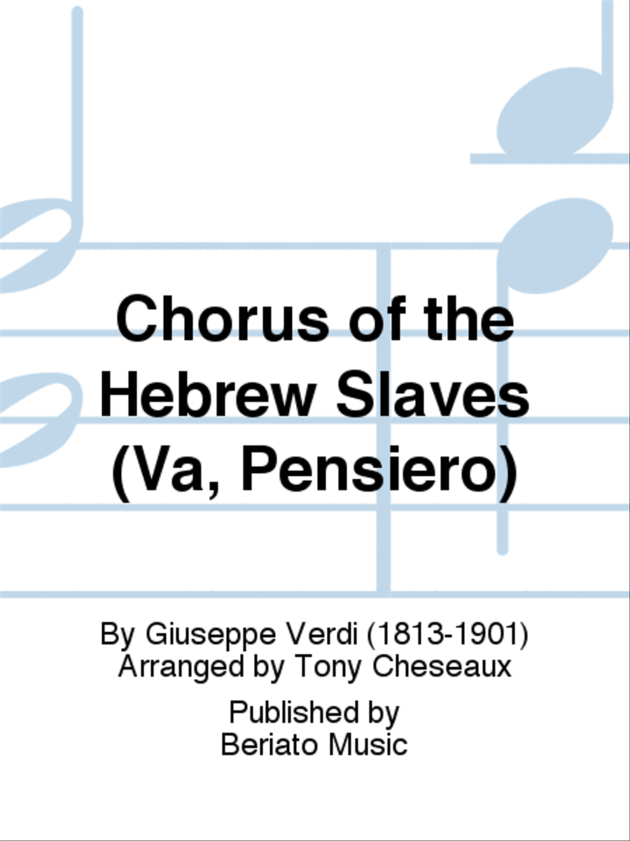 Chorus of the Hebrew Slaves (Va, Pensiero) Choir scores gallery preview page 1