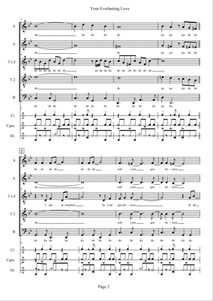 Your Everlasting Love Your Everlasting Love Divisi scores gallery preview page 2