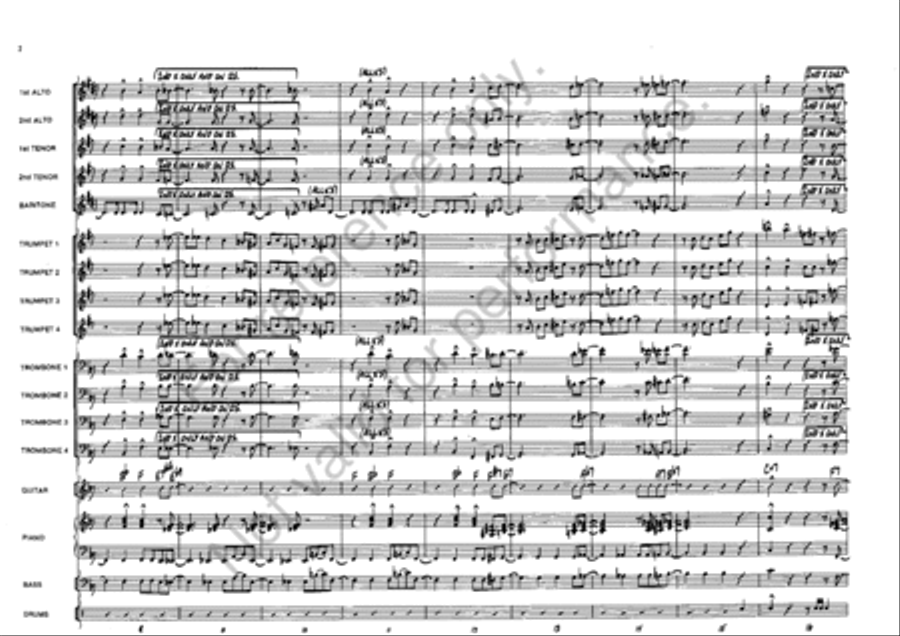 The Boogieman Jazz Ensemble scores gallery preview page 3