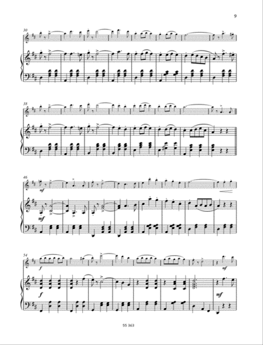 Spanish Dance Flute Solo scores gallery preview page 2