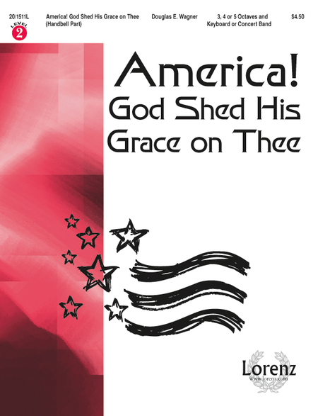 America! God Shed His Grace on Thee - Handbell Part image number null