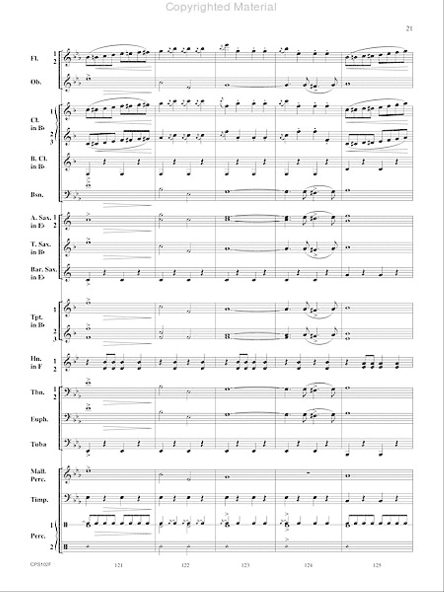 Rifle Regiment Rifle Regiment Concert Band scores gallery preview page 22