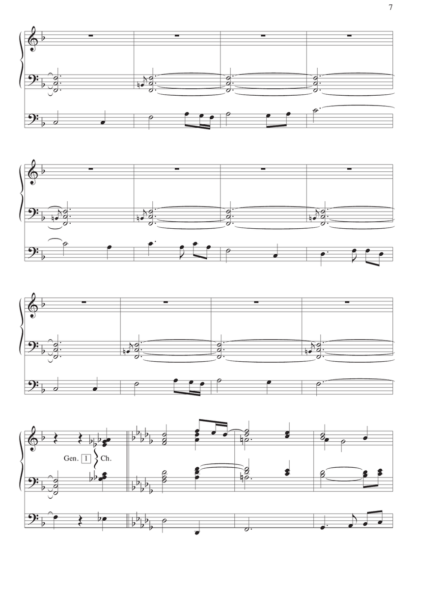 Four Hymn Improvisations For Organ Piano scores gallery preview page 6