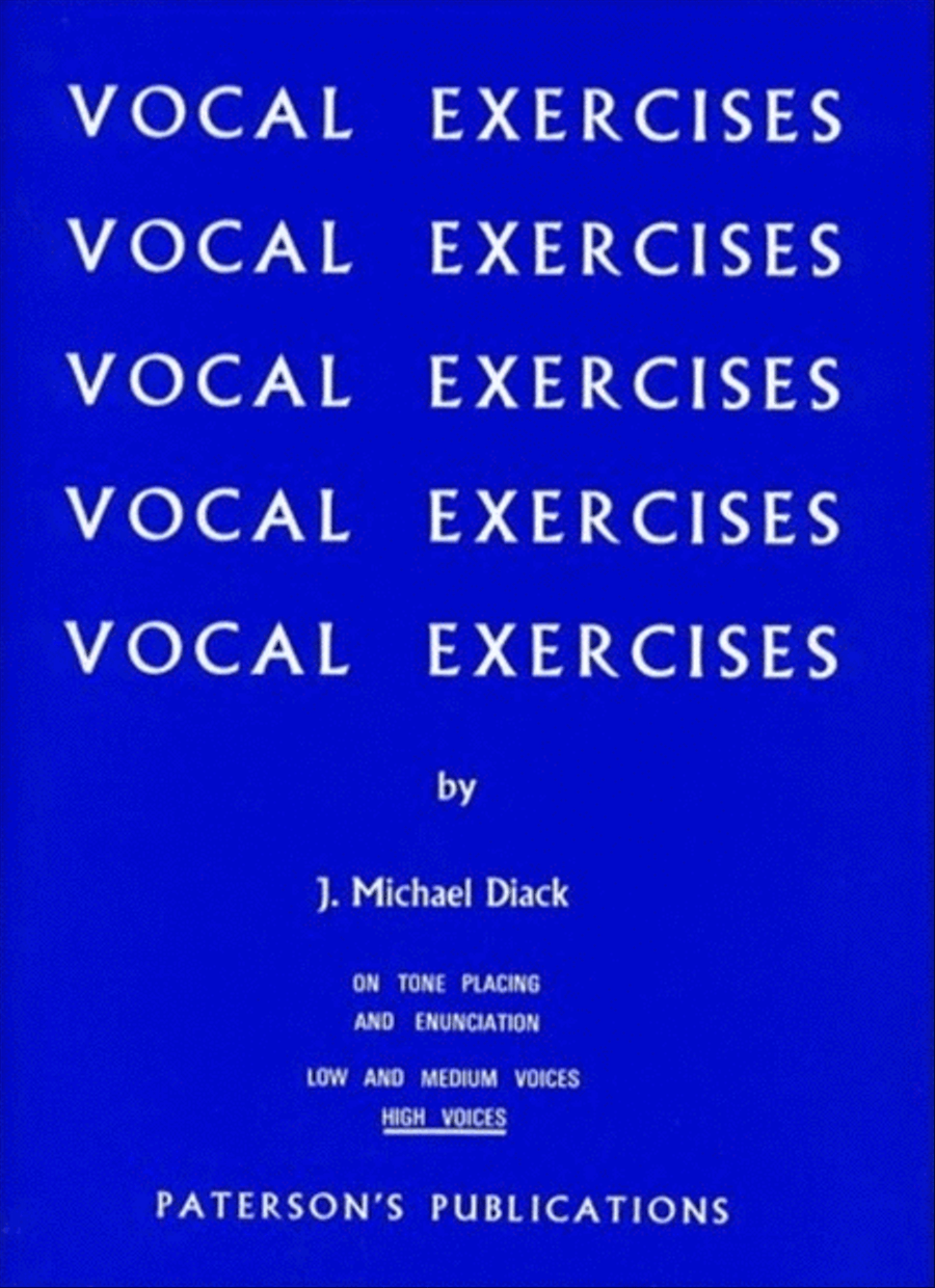 Diack - Vocal Exercises High Voice High Voice scores gallery preview page 1