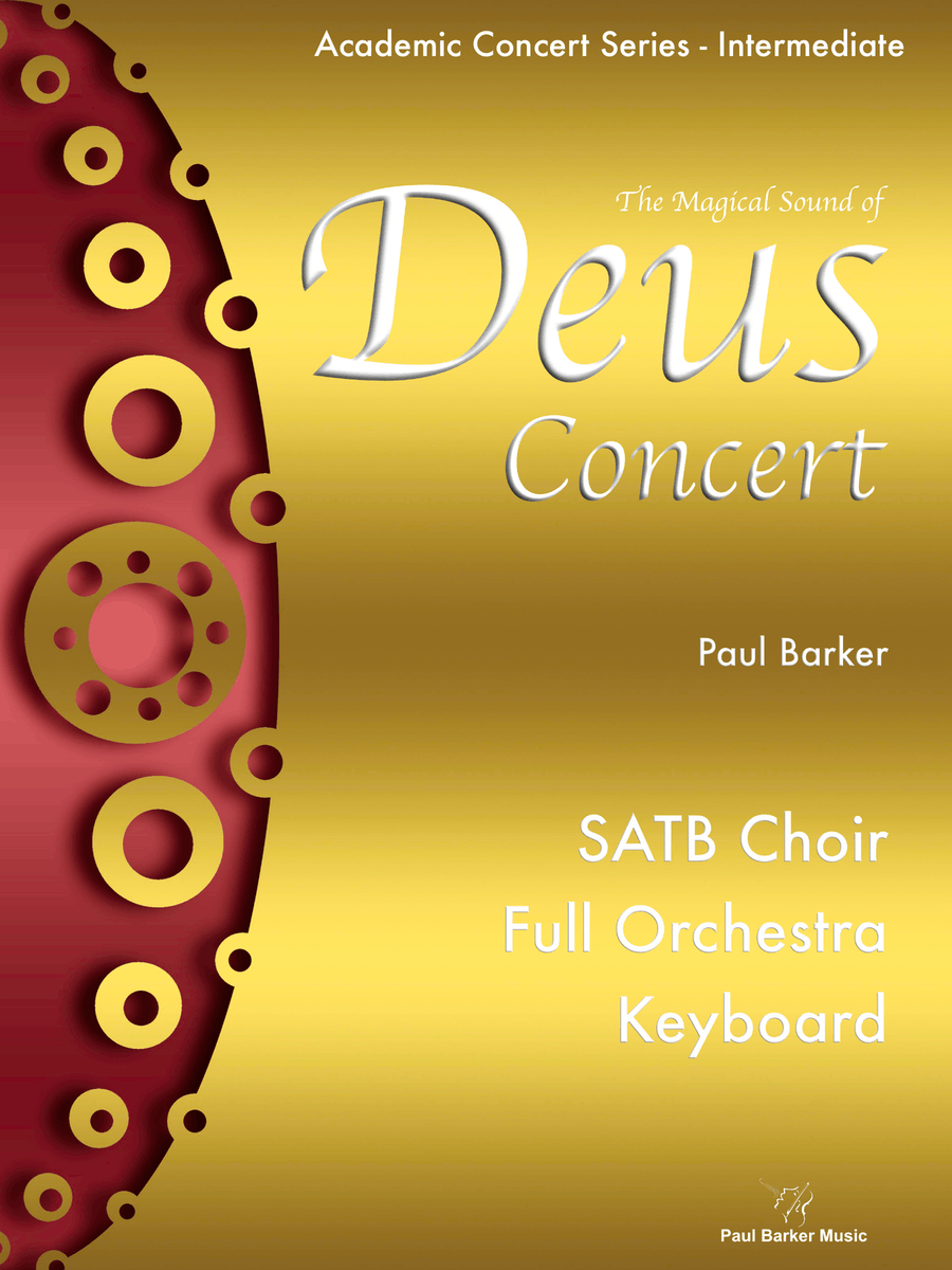 Deus Concert (SAB Choir & Orchestra) 3-Part scores gallery preview page 1