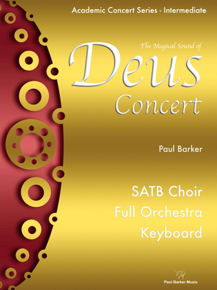 Book cover for Deus Concert (SAB Choir & Orchestra)