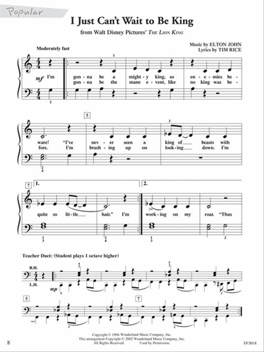Faber Studio Collection Piano Method scores gallery preview page 5