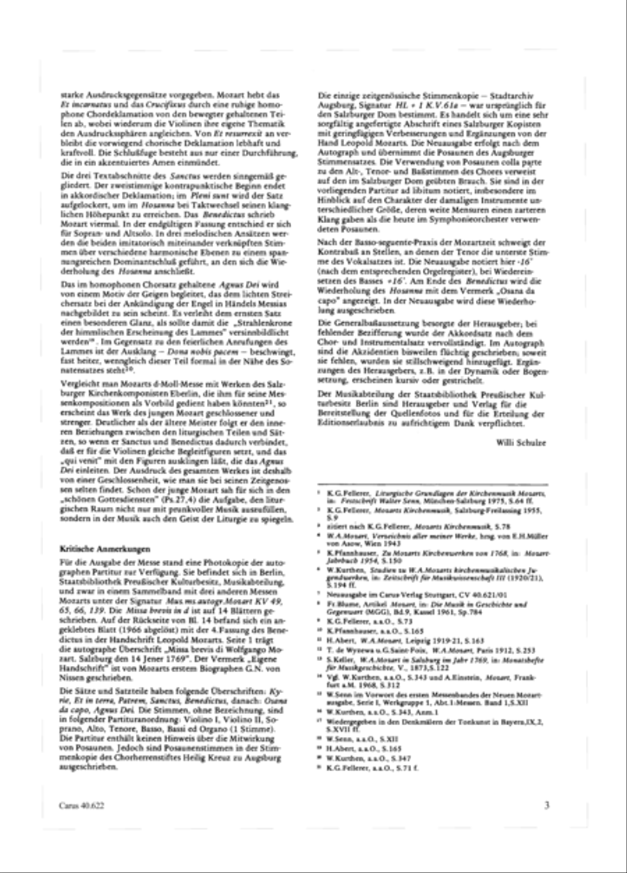 Missa brevis in D minor 4-Part scores gallery preview page 4