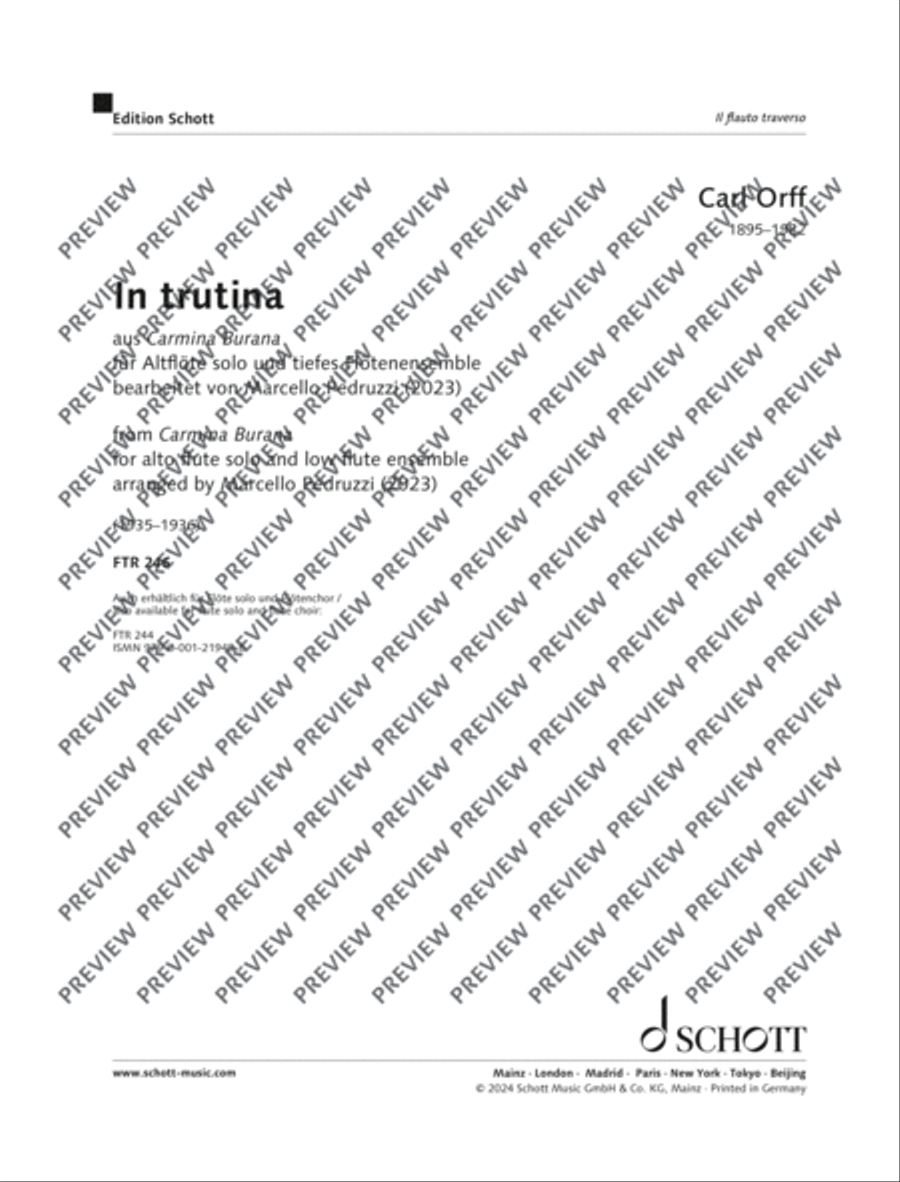 In trutina Flute Choir scores gallery preview page 2