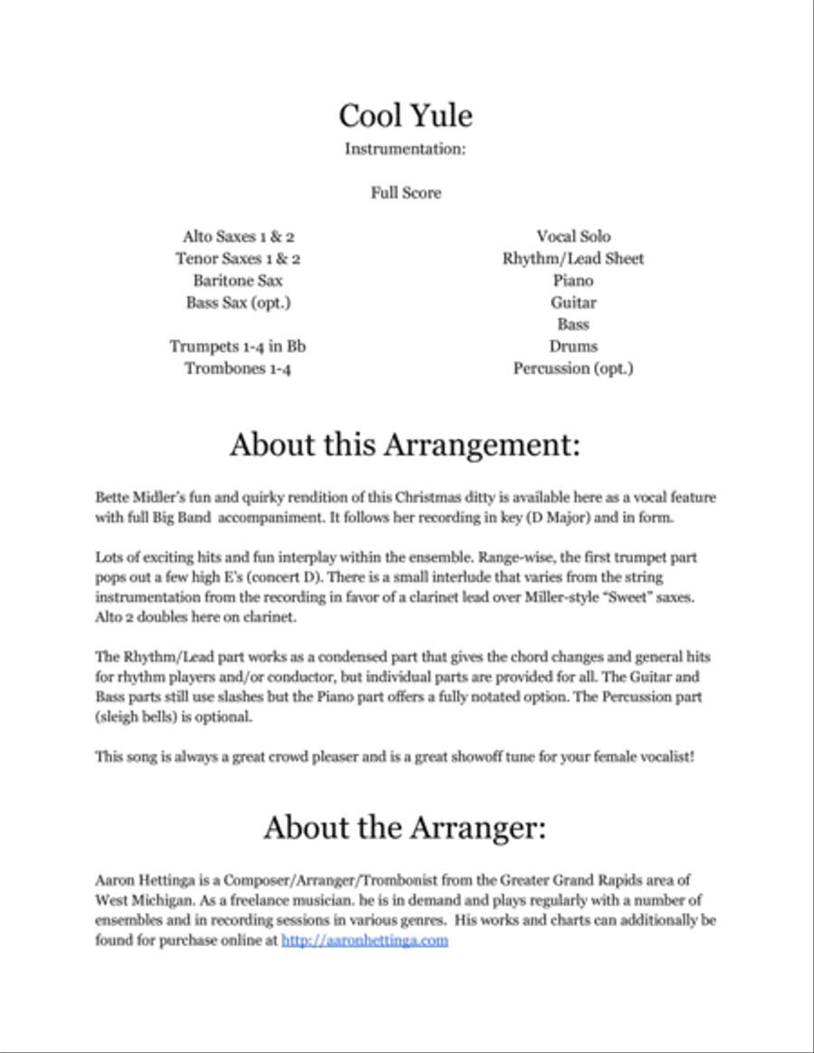 Cool Yule Large Ensemble scores gallery preview page 2