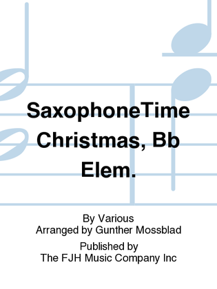 SaxophoneTime Christmas, B-flat Elem.
