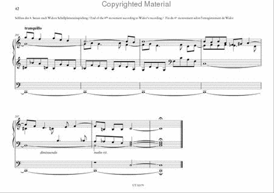 Symphonie Gothique pour orgue, Op. 70 Chamber Music scores gallery preview page 4