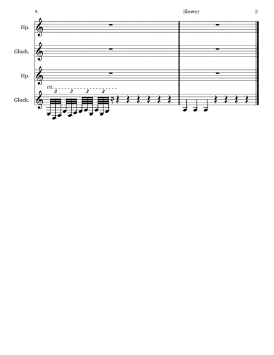 Confection 62 Percussion scores gallery preview page 5