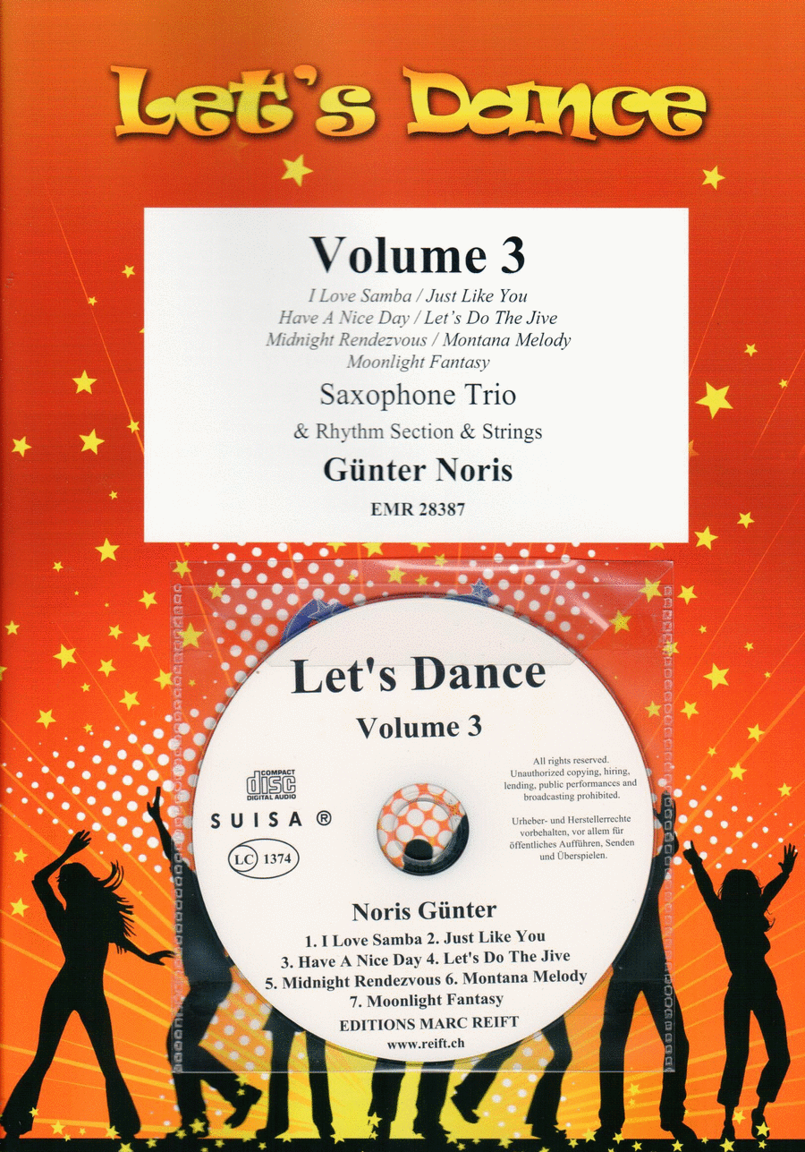 Let's Dance Volume 3 Saxophone Ensemble scores gallery preview page 1