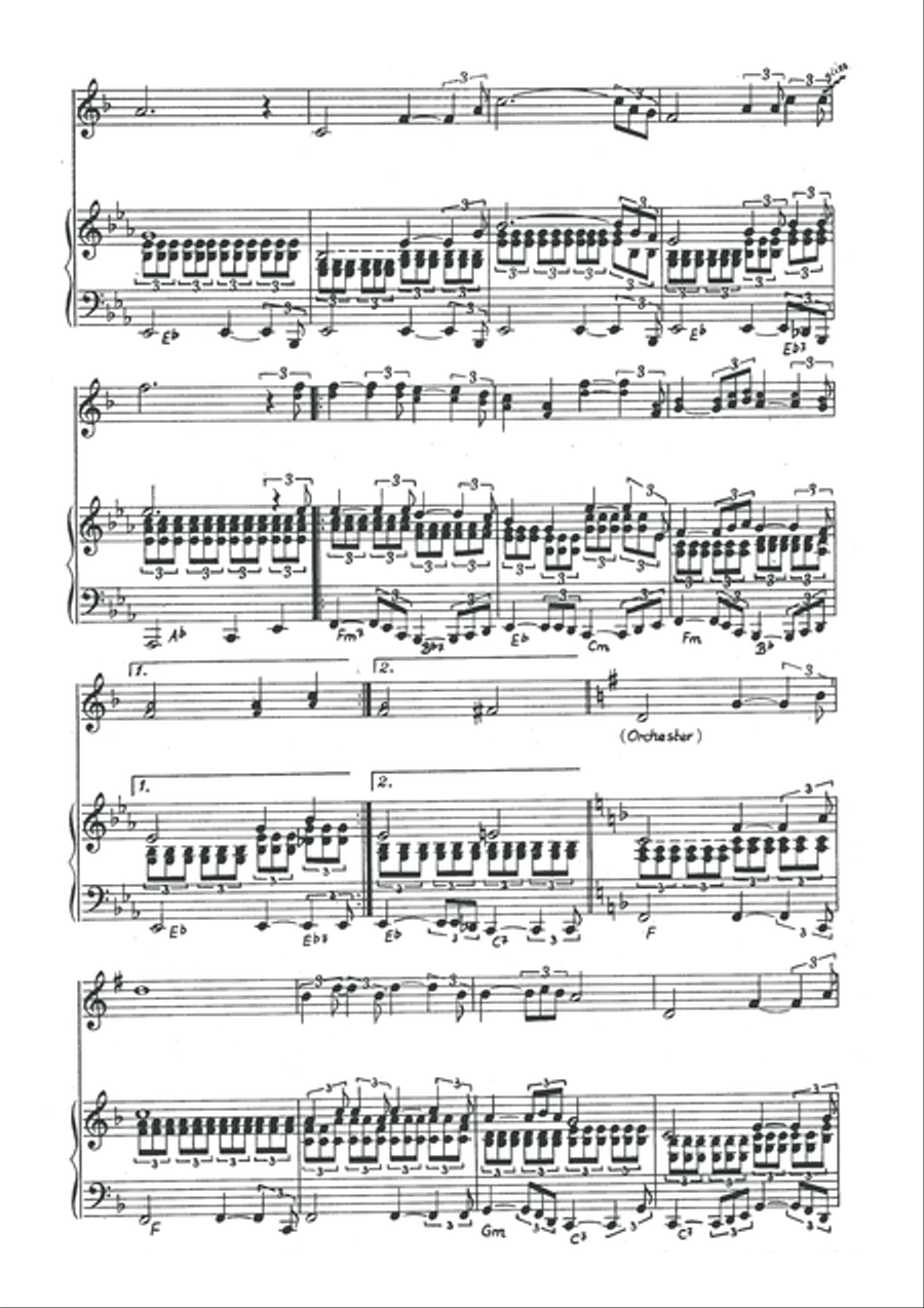 Roses For You Piano, Vocal scores gallery preview page 4