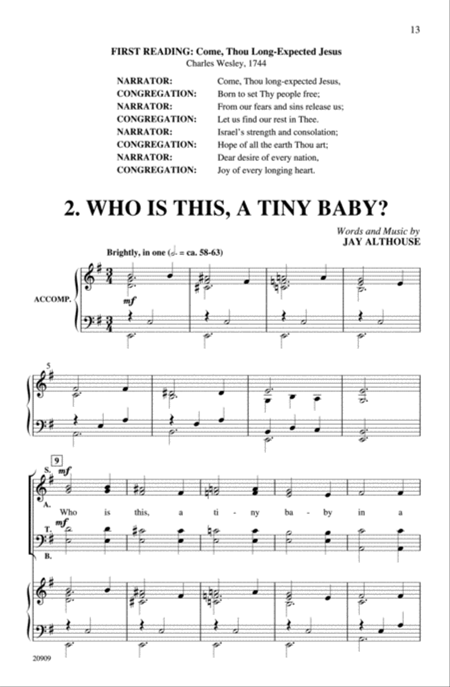 Behold That Star! 4-Part scores gallery preview page 6