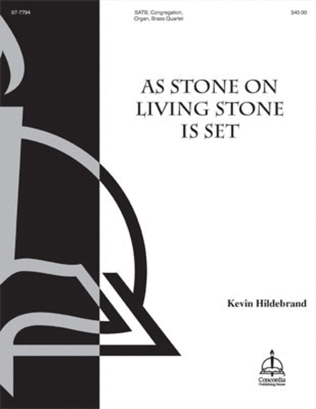As Stone on Living Stone Is Set (Full Score)